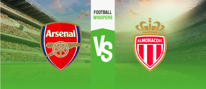 Arsenal vs Monaco: head to head dan prediksi pertandingan