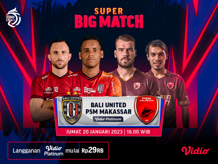 Bali United vs PSM Makassar: prediksi skor dan susunan pemain