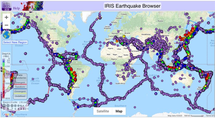 Informasi gempa bumi terkini dan lokasi hari ini