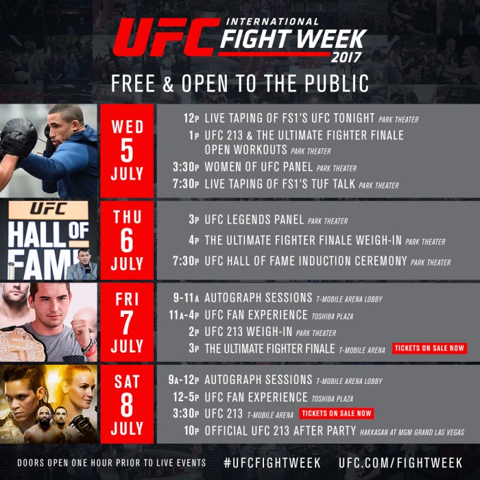 Jadwal dan hasil pertandingan UFC terbaru