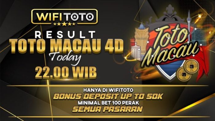 Jenis Bonus di Situs Toto Macau Terpercaya