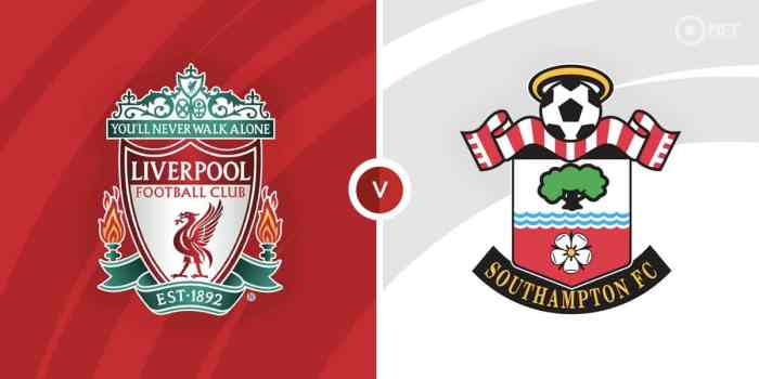 Prediksi skor Southampton vs Liverpool malam ini