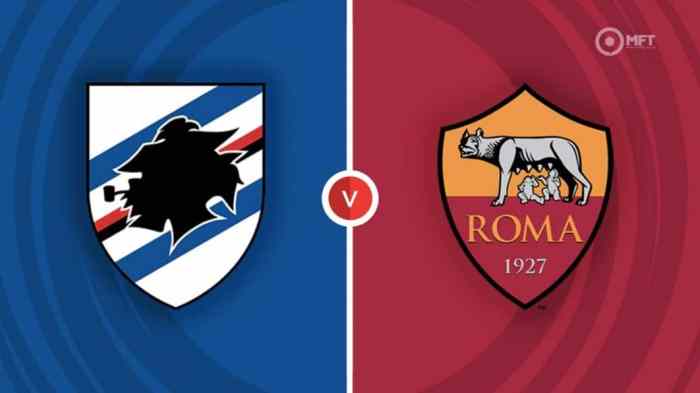 Roma vs Sampdoria: siapa yang menang?