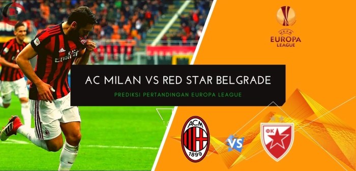 Hasil pertandingan lengkap Milan vs Red Star Belgrade