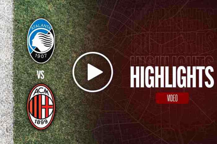 Atalanta vs Milan: highlight dan analisis pertandingan