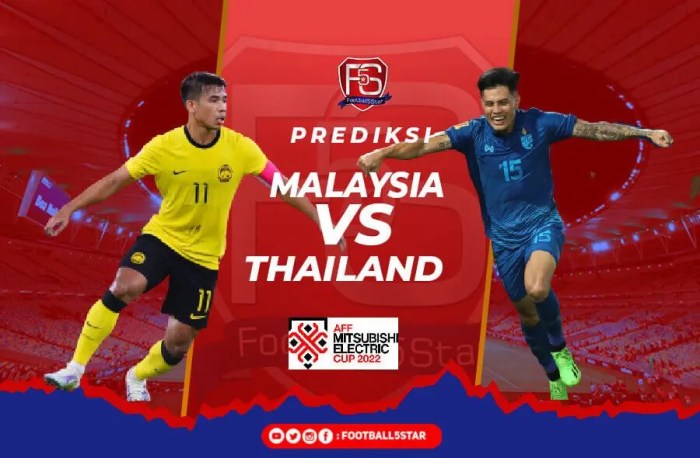 Hasil pertandingan Thailand vs Malaysia Piala AFF 2024