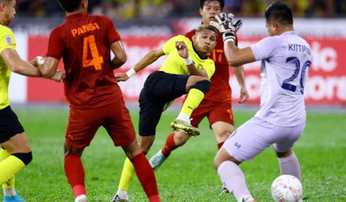 Hasil pertandingan Thailand vs Malaysia Piala AFF 2024