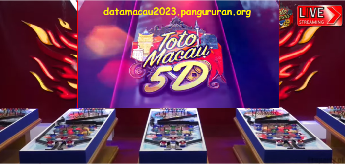 Live Draw Toto Macau 5D Hari Ini