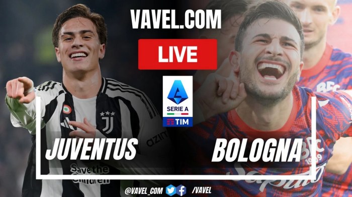 Hasil pertandingan Juventus vs Bologna lengkap dengan statistik